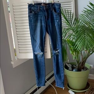 Distressed Joes Jeans, size 25